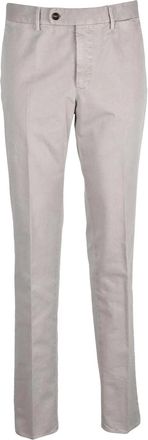 Incotex Classic Cotton Trousers - Beige