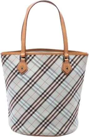 Burberry Bolso Tote Pre-owned - Pre-owned - Mujer - Azul - ONE SIZE