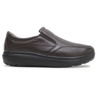 Joya Traveler II Leather Mens Comfort Shoes - Dark Brown - Size:UK 10.5