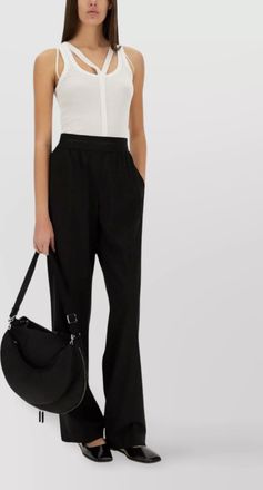 Helmut Lang racer sleeveless strappy slim fit top