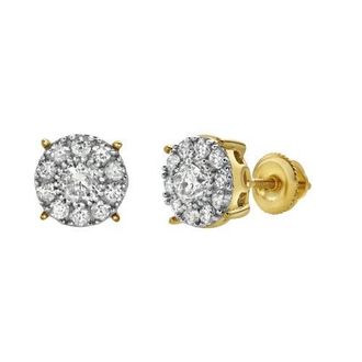 LuvMyJewelry RShack 14K Gold Diamond Stud Earrings - 0.78ct. in 14K Yellow Gold at Nordstrom