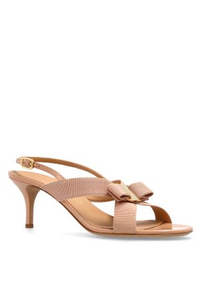 Ferragamo Heeled Sandals Rima, Womens, Beige