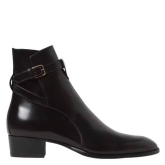 Saint Laurent Wyatt Leather Chelsea Boots, Brand Size 43 ( US Size 10 )