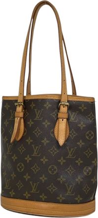 Louis Vuitton Brown Monogram Shoulder Bag Tote Bag (Pre-Owned)
