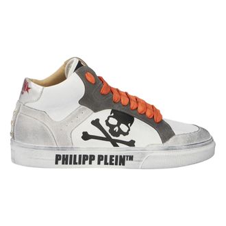Philipp Plein Schoenen, unisex, Veelkleurig, 44 EU, Leer, High Top Sneakers Retrokickz