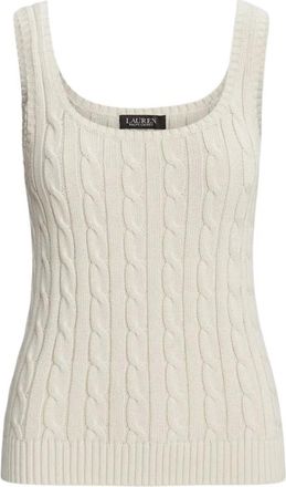 Ralph Lauren Round-neck Knitwear, female, White, Size: S Shirts