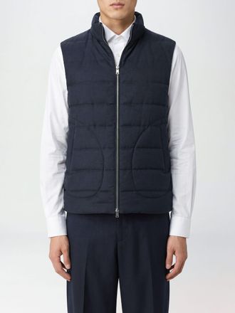 Herno Padded Wool-Blend Gilet with High Neck and Zip Closure