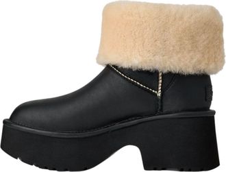 UGG (WMNS) UGG Esmee Leather Boot-Snow Black 1172590-BLK