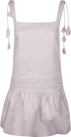 Self Portrait Flower Taffeta Mini Dress - Dames - Korte kleedjes - Roze - 2XS - Polyester - Kleedjes