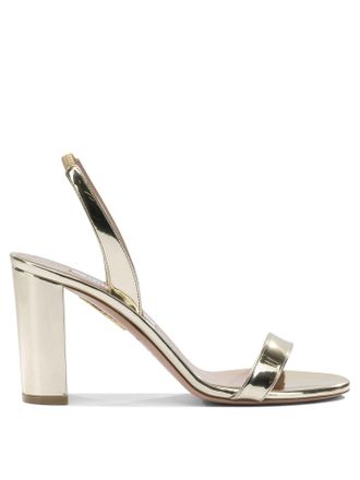 Aquazzura So Nude Block 85 mm Absatzsandalen