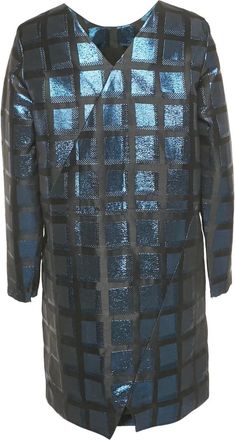 Kenzo Abito corto con scollo a V - Blu