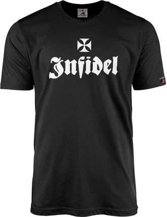 Copytec T-Shirt Infidel Order Knight Soldier 46291, black, 3XL