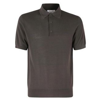 KANGRA Polo Shirts, male, Brown, Size: XL Polo Microbraid