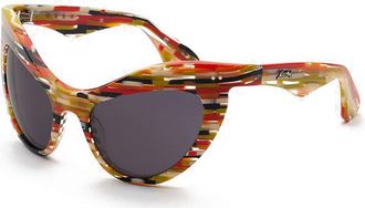 Marni Holoholona Stripes 6T2 Mens Sunglasses Green Size 56