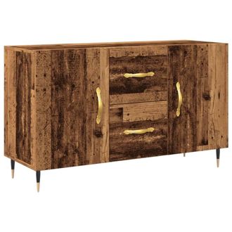 Berkfield Home Sideboard Old Wood 100x36x60 cm Engineered Wood in Brown | Size: 100 x 36 x 60 cm