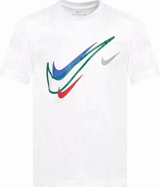 Nike Mens Nike Court Swoosh T-Shirt - White - Size: 36