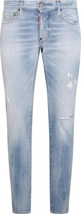 Dsquared2 Light blue cotton jeans