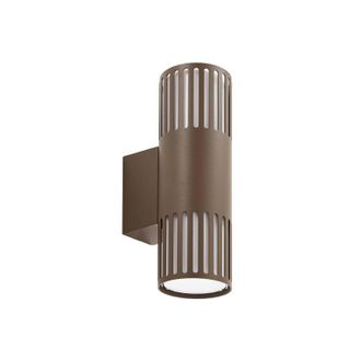 Lindby Lindby L&aacute;mpara De Pared Exterior lurinda En Marr&oacute;n Metal