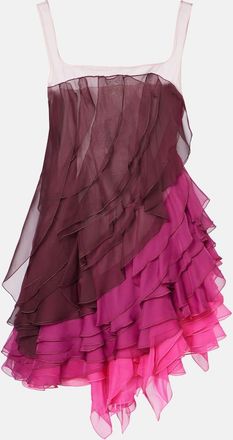 Nensi Dojaka Kiera ruffled tiered minidress