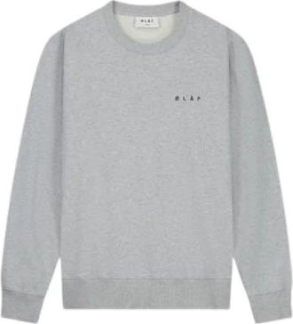 Olaf Hussein Scribble Face Crewneck Gadget - Heren - Sweatshirts - Grijs - L - Hoodies & sweatvesten