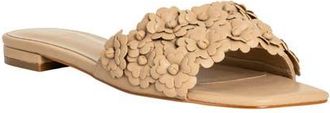 Shushop Camellia Slide Sandal in Beige at Nordstrom, Size 7.5