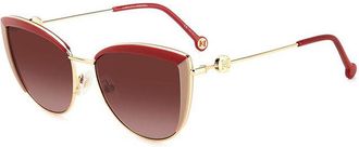 Carolina Herrera HER 0112/S 123/3X Womens Sunglasses Gold Size 58