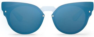Mr.Boho Screen N4I7-23 Womens Sunglasses Blue Size 49