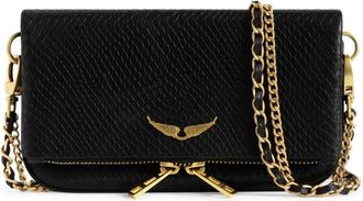 Zadig&Voltaire Rock Mini - Dames - Schoudertassen - Zwart - ONE Size - Katoen - Tassen