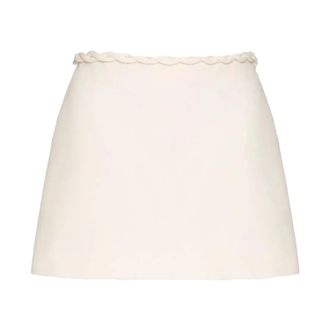 Valentino Garavani Rokken, Dames, Beige, S, Luxe Korte Rok
