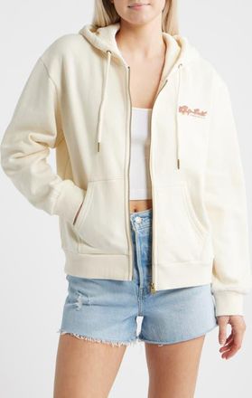 Rip Curl Surf Dreams Full Zip Hoodie in Bone at Nordstrom, Size Xx-Small