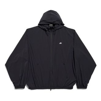 Balenciaga (WMNS) Balenciaga Activewear Windbreaker Black 794783TQO351000