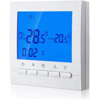OEM Termostato Digital De Calefacci&oacute;n Con Conexi&oacute;n De 2 Hilos, Programable Para 6 D&iacute;as Laborables Y 2 Fines De Semana (cable De Sonda Incluido)