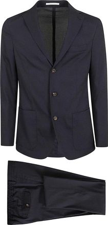 Eleventy Single Breasted Suit - Heren - Business pakken - Blauw - XL - Polyester - Kostuums