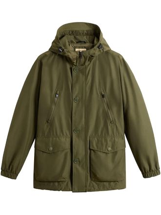 Woolrich Parka Light Ramar con cappuccio - Green