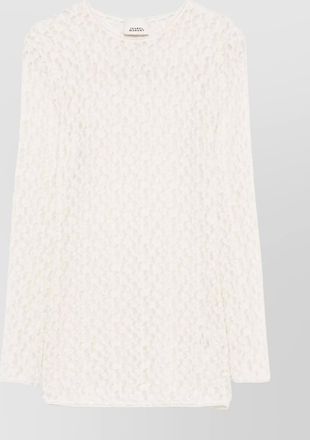 Isabel Marant gaelle crewneck sweater floral embroidery