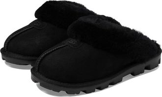 UGG Coquette Womens Slippers Black : 10 B - Medium, Sheepskin