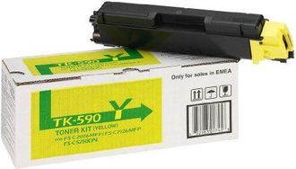 Kyocera T&oacute;ner Original Kyocera Tk-590y Amarillo 5.000 P&aacute;ginas