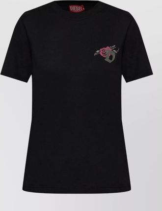 Diesel short sleeve crew neck graphic logo t-shirt