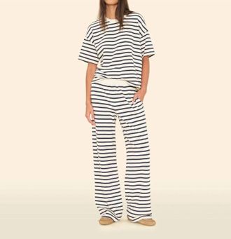 Xirena Emmette Sweatpant In Natural Stripe