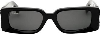 Off-white Unisex Adult Roma Square Sunglasses (Black) - One Size