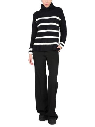 Stefano Mortari Ribbed Turtleneck Sweater - Black