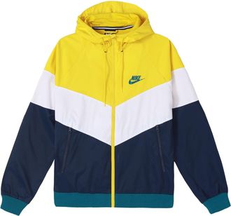 Nike Sportswear Windrunner Colorblock Casual hooded track Jacket Yellow DC4113-714