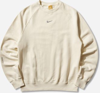 Nike Men s NOCTA Fleece Crewneck Sweatshirt Alabaster