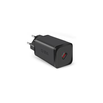 SBS Sbs Tetrgan1c65w Cargador De Dispositivo M&oacute;vil Auriculares, Auriculares, Port&aacute;til, Smartphone, Reloj Inteligente, Tableta Negro Corriente Alterna Carg