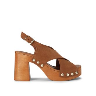 Carvela Womens Leather Lava Sandal Sandals - Tan - Size UK 4