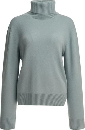 Semper Roll-Neck Trui van Kasjmier - Dames - Cashmere truien - Blauw - L - Kasjmier - Truien & Vesten
