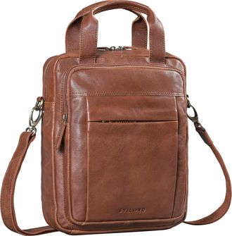 STILORD Eldon Leather Messenger Bag for Men - Vintage Crossbody Satchel for Work - Mens Shoulder Bag Genuine Leather - Medium Man Accessory for Travel & Daily