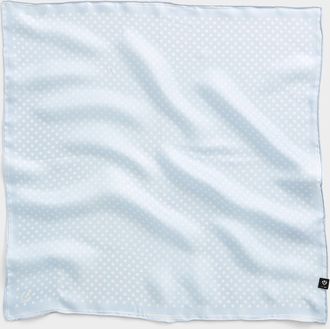 Fraas Womens Pure silk polka dot scarf