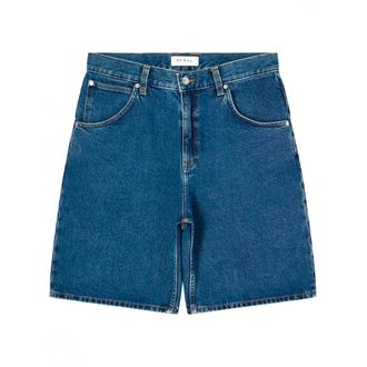 Edwin Korte Broeken, Heren, Blauw, W31, Denim, Wijde Denim Shorts