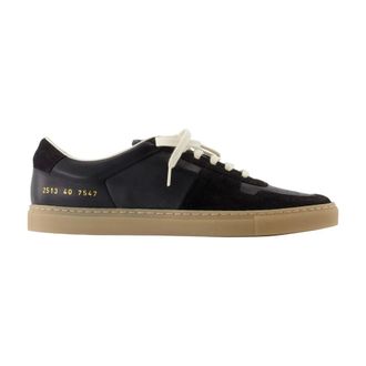 Common Projects Sneakers, male, Black, Size: 12 US Bball Slim Gum Sole Sneakers